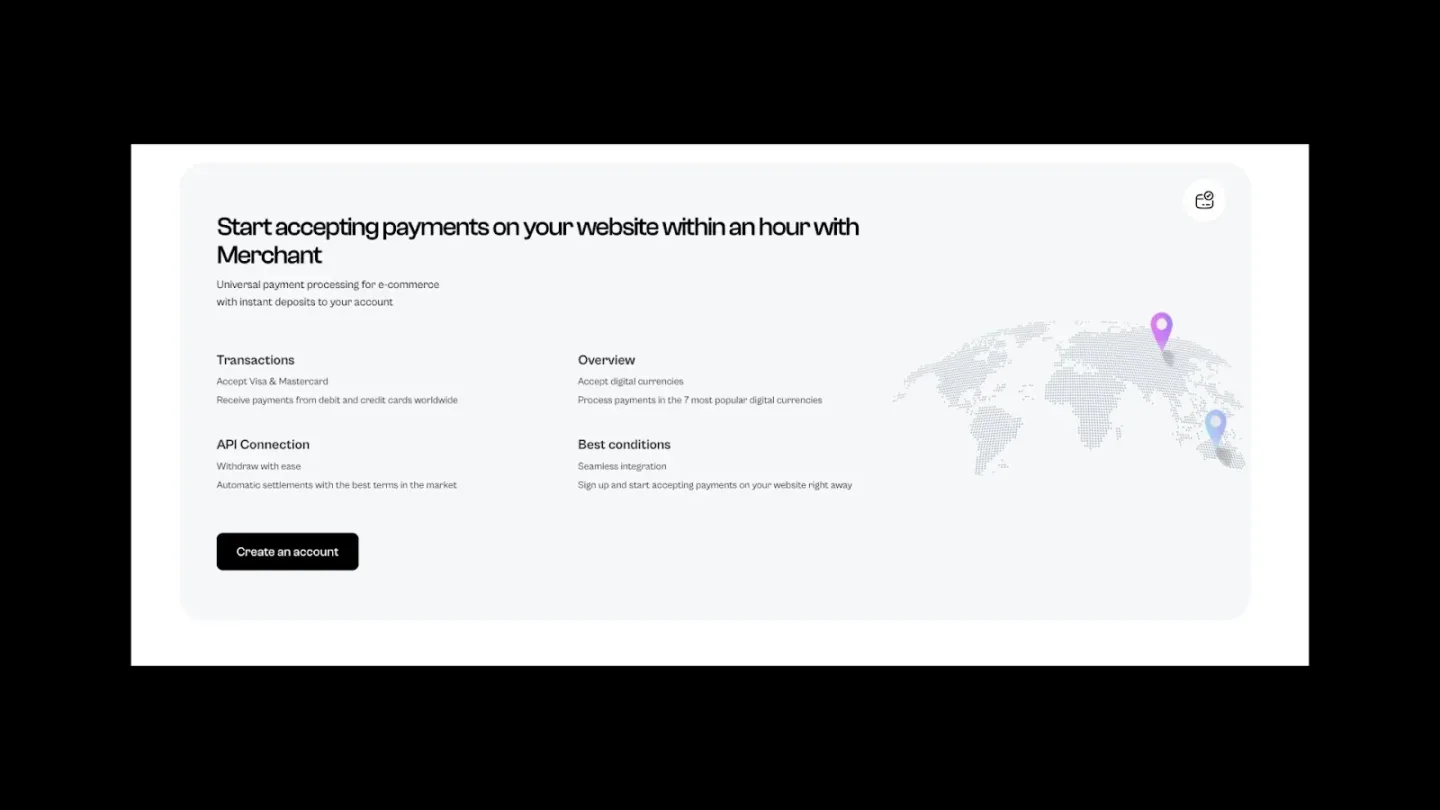 Start accepting payments