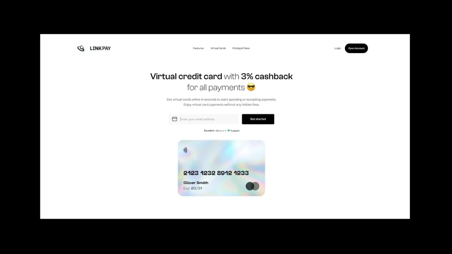Virtual credit card LinkPay